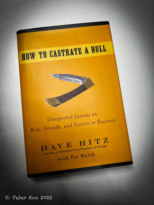 How to Castrate a Bull by Dave Hitz.