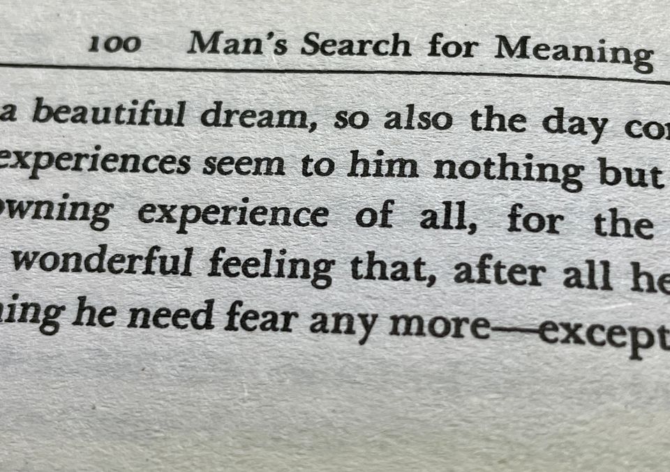 Man's Search for Meaning